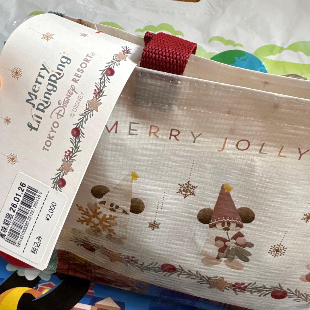 【新品未開封】リルリンリン　ディズニーリゾート　クリスマス　お菓子缶