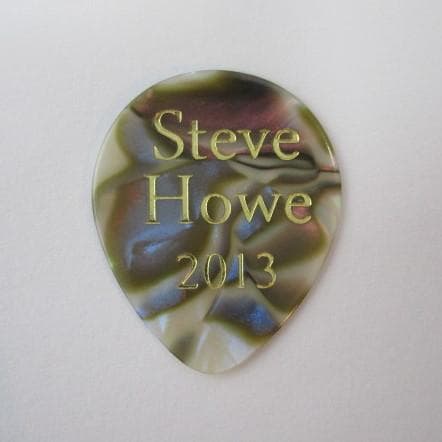イエス YES スティーヴ・ハウ Steve Howe 2013 ギターピック
