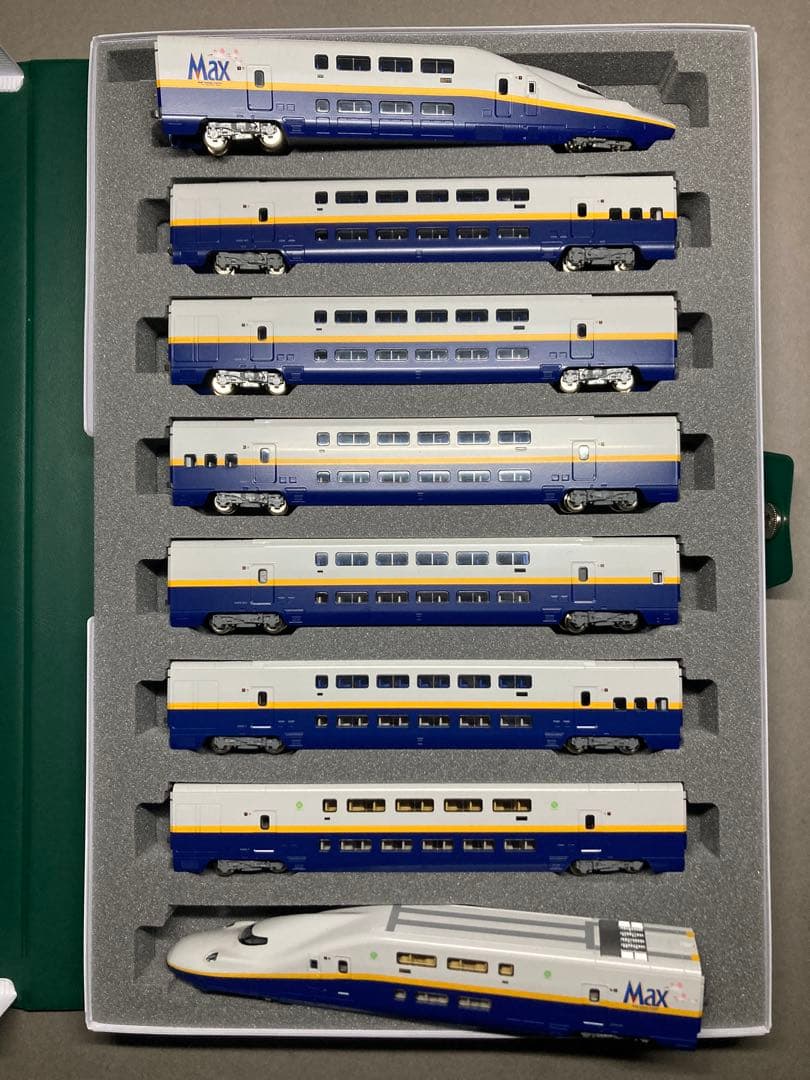 室内灯付 E4系 Max 旧塗装 先頭車朱鷺マーク付 KATO 10-1730等