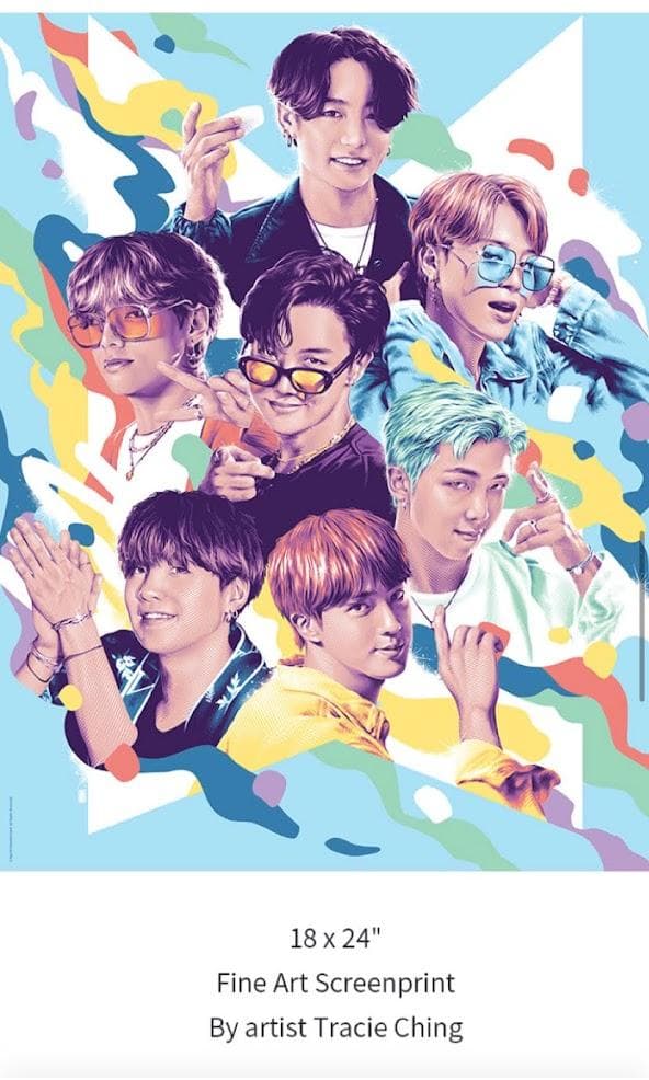 【ラスト1】BTS Dynamite FINE ART PRINT