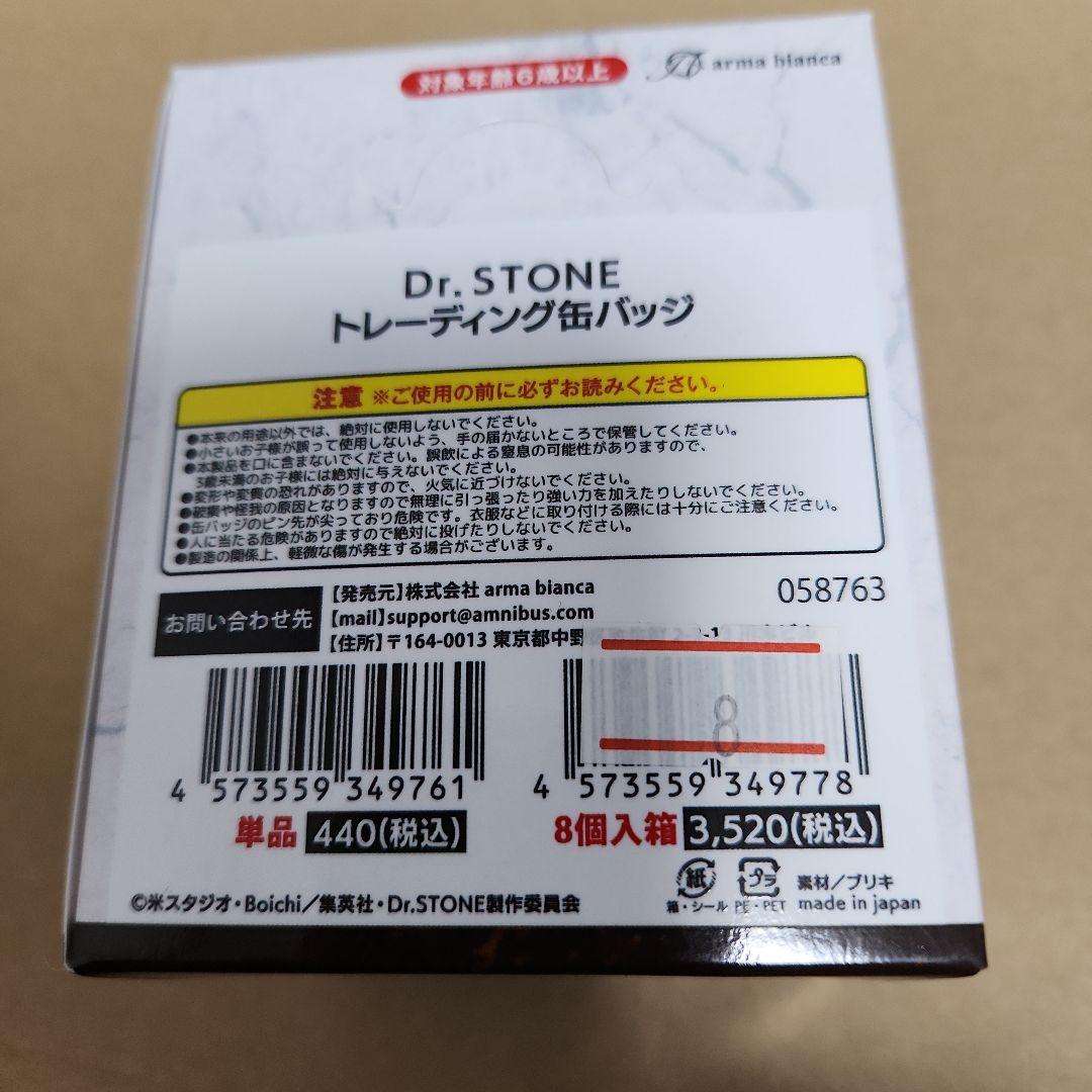 Dr.STONE トレーディング缶バッジ全種 箱付き