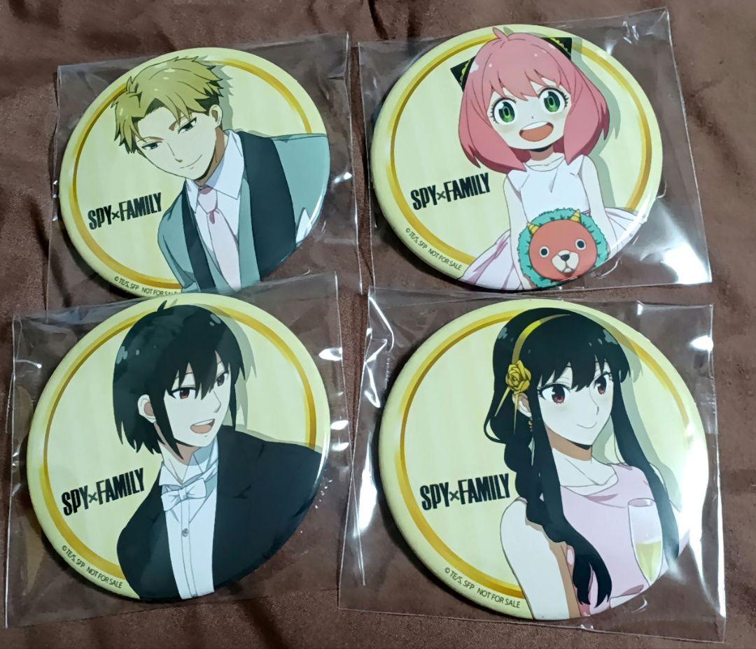SPY×FAMILY　スパイファミリー　楽天ブックス　特典　缶バッジ　4個セット