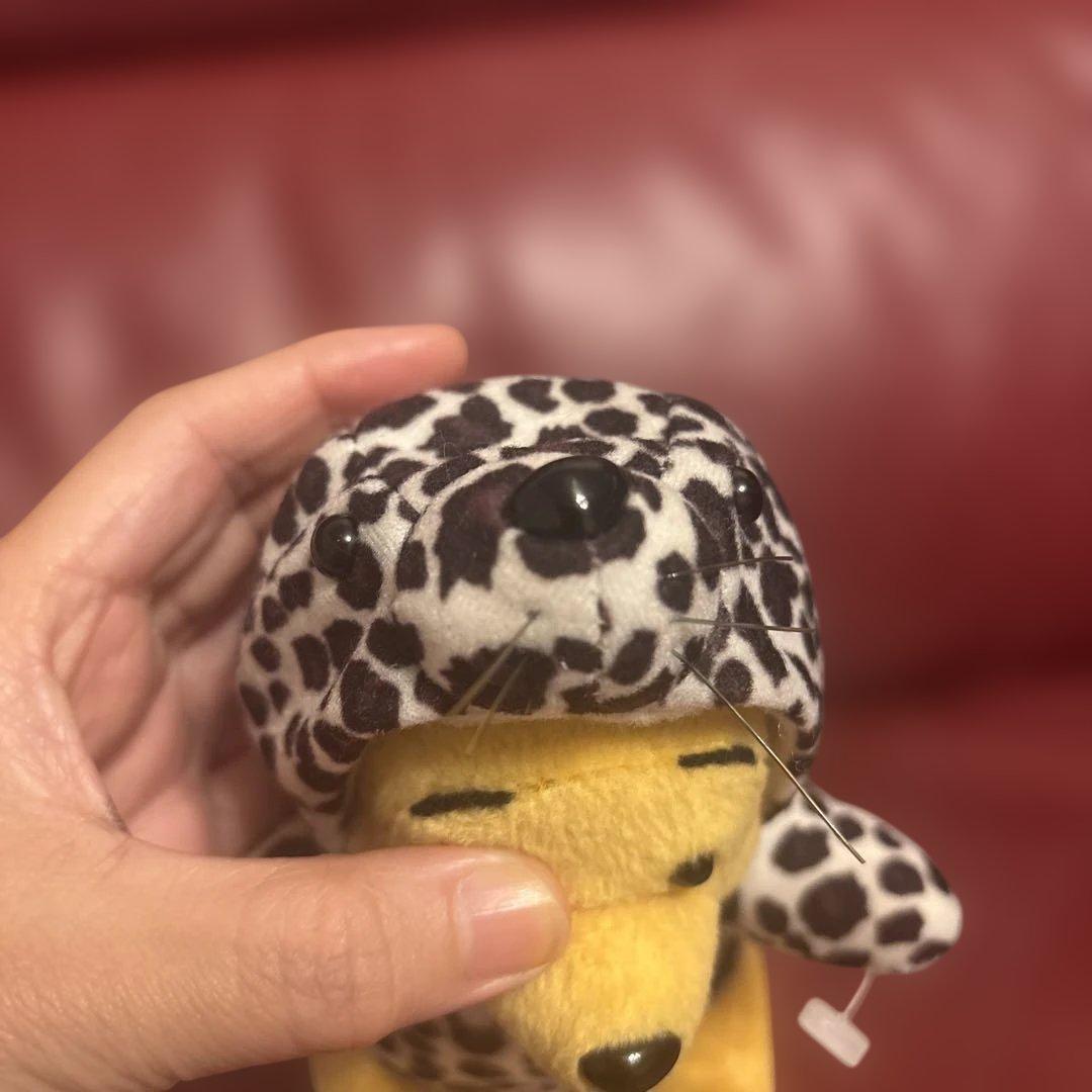 黒ぶちあざらしプーさん　ぬいぐるみ