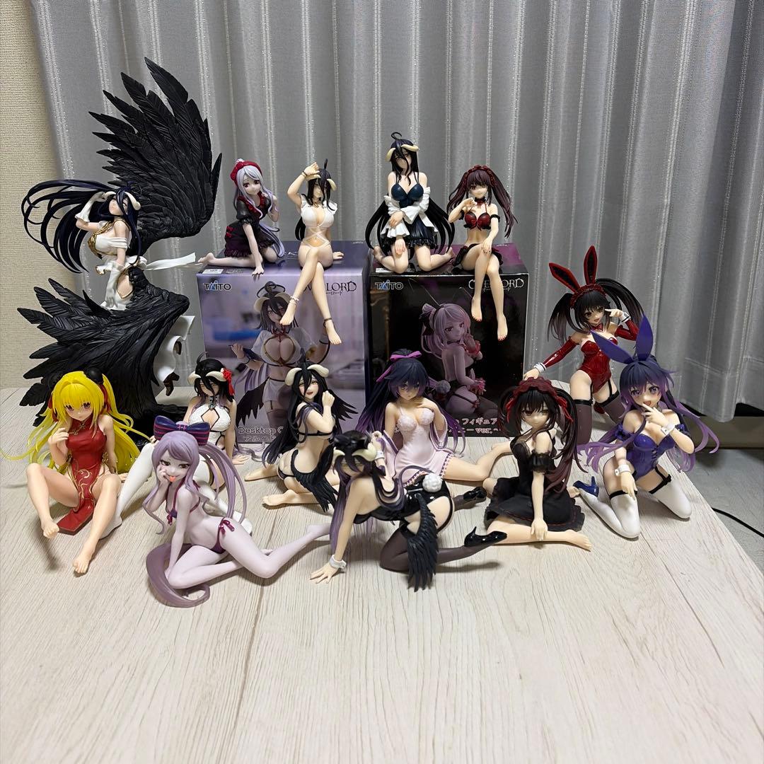 オーバーロード　デートアライブ　ToLOVEる　プライズフィギュアまとめ売り
