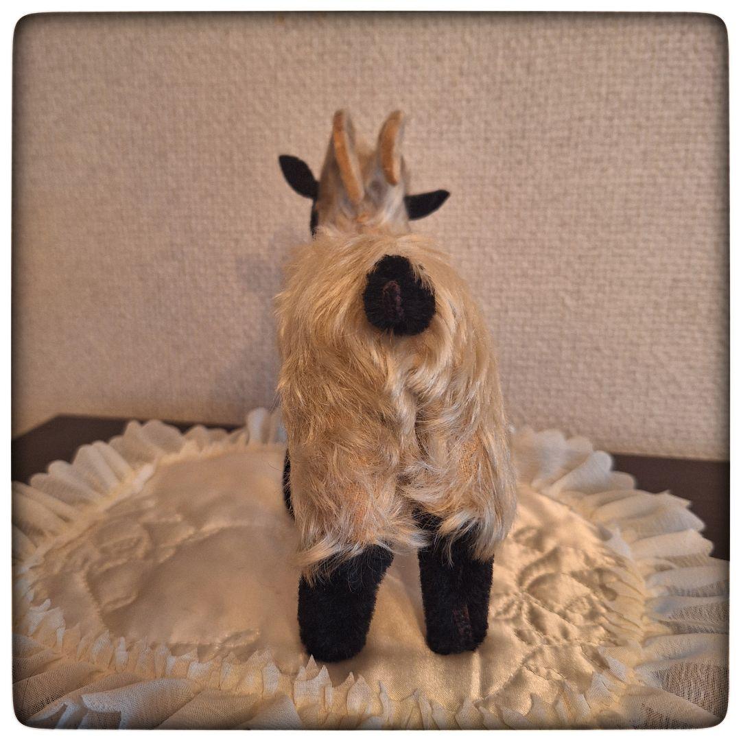 【Heideschaf Snuchi 黒山羊 スヌッチ】ヴィンテージ シュタイフ