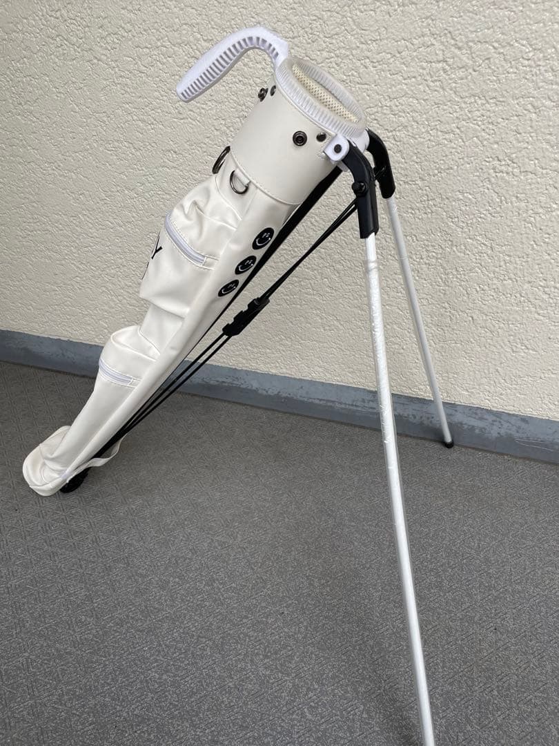 美品●パーリーゲイツ●PEARLY GATES キャディバッグ　サブバッグ●白