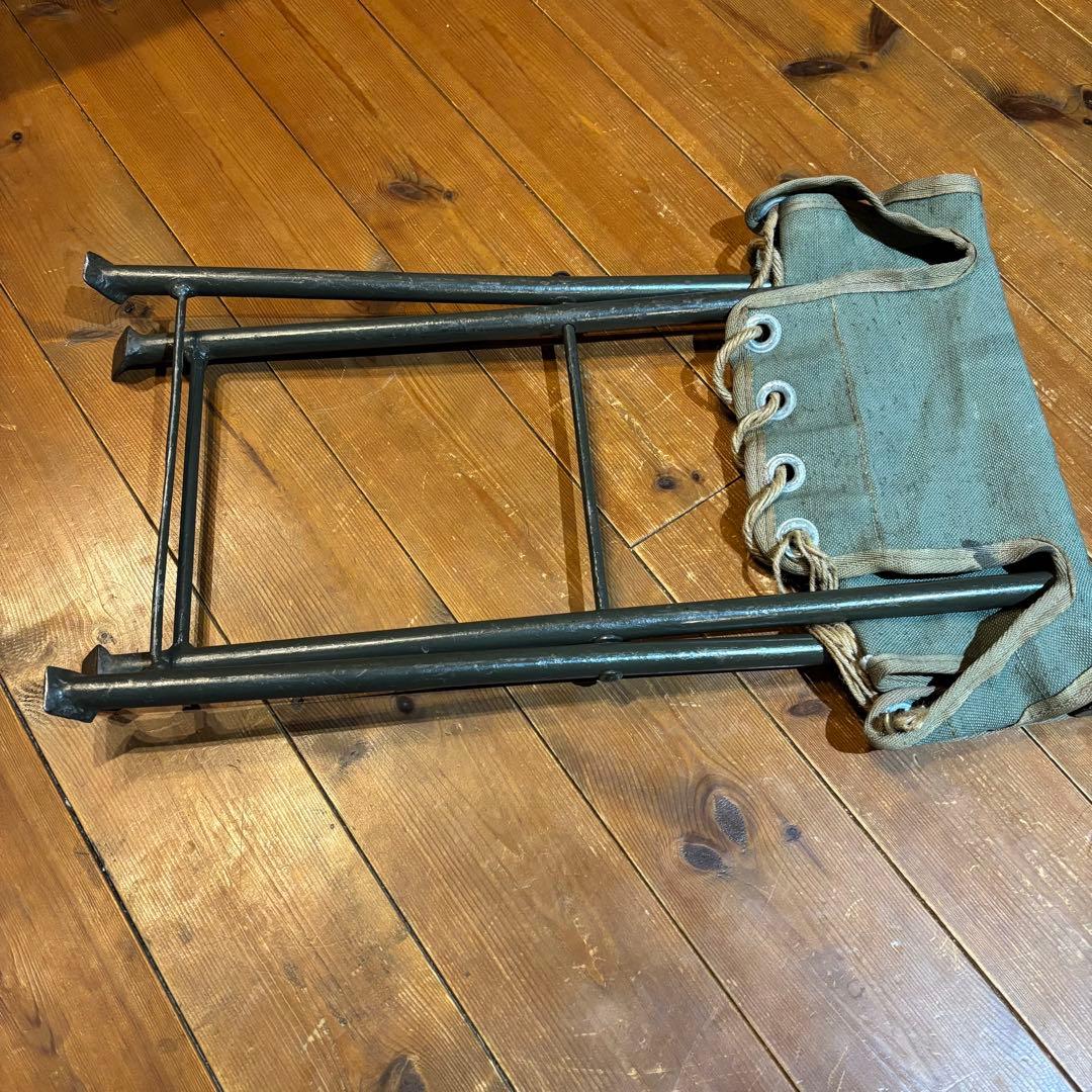 実物　ポーランド軍 フォールディングチェア