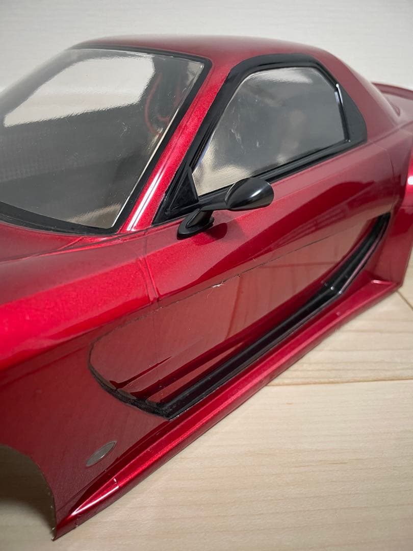 ラジコン ボディ ヴェイルサイド RX-7 FD レッド VeilSide