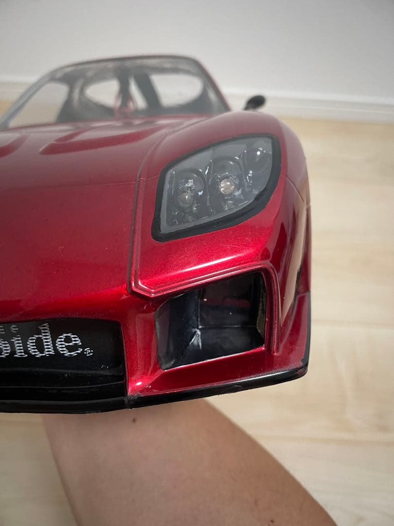 ラジコン ボディ ヴェイルサイド RX-7 FD レッド VeilSide