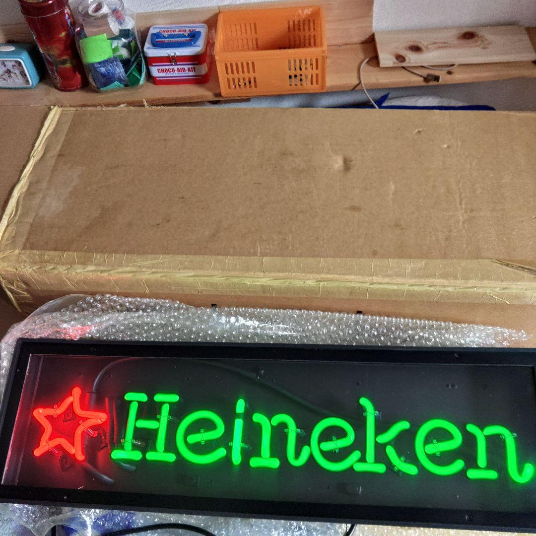 Heineken ネオンサイン 約68cm x 20cm