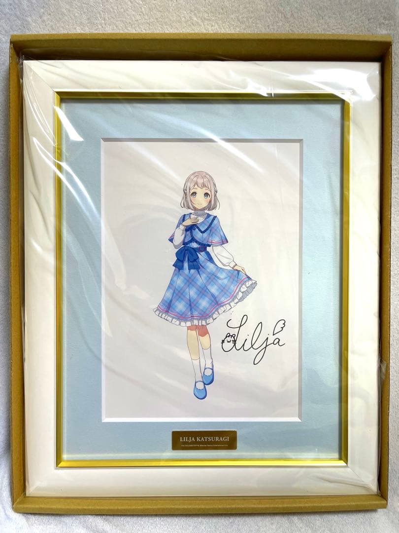 学園アイドルマスター 学マスFAMくじ 葛城リーリヤ　A賞サイン入り複製原画