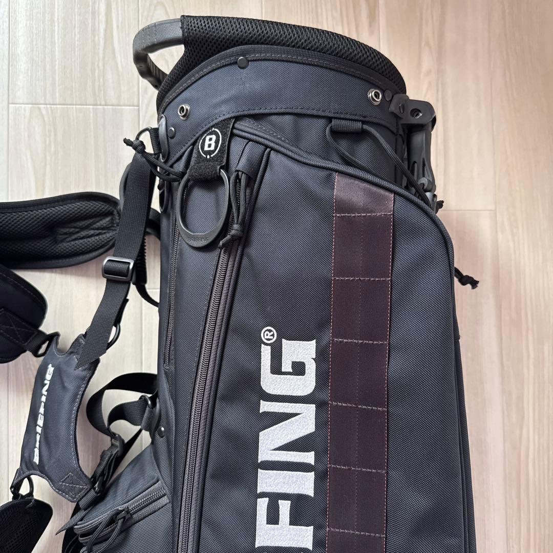 【限定コラボ】JALファーストクラス　ブリーフィング　キャディバッグ　黒