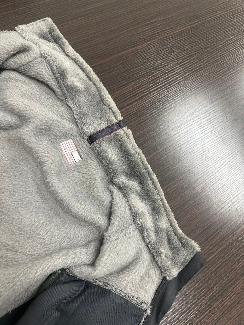 BRIEFING フリースベスト ポーラテック グレー