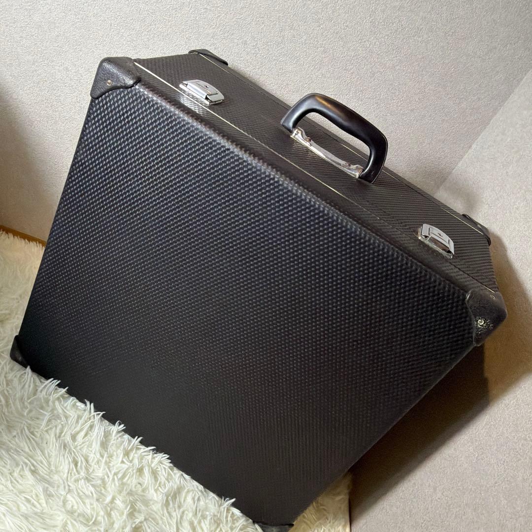 【希少】オールブラック TOMBO トンボ アコーディオン T 48 ケース付