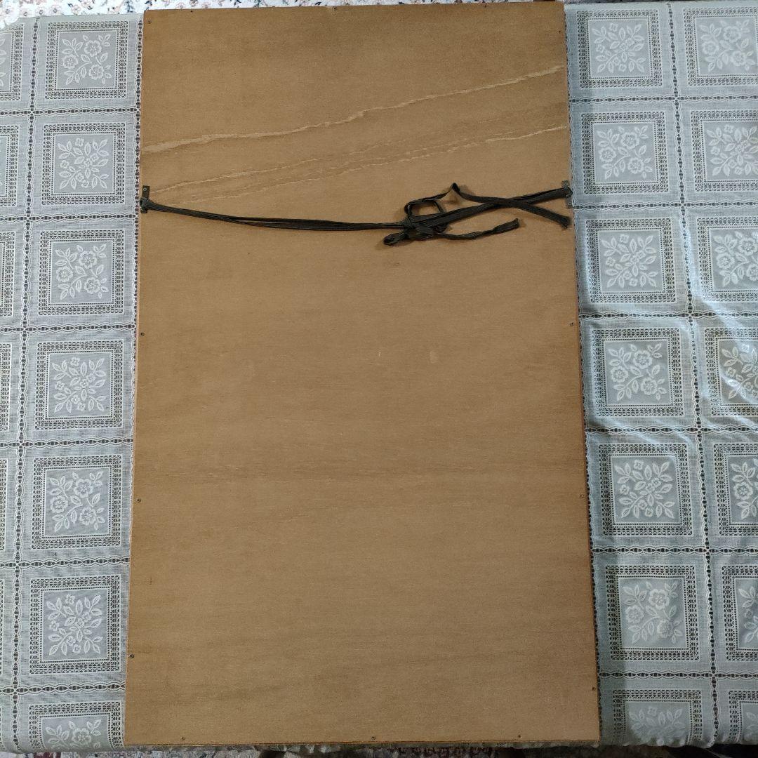 琉球伝統工芸 沖縄紅型　『大判花鳥図』、ウコン布染織