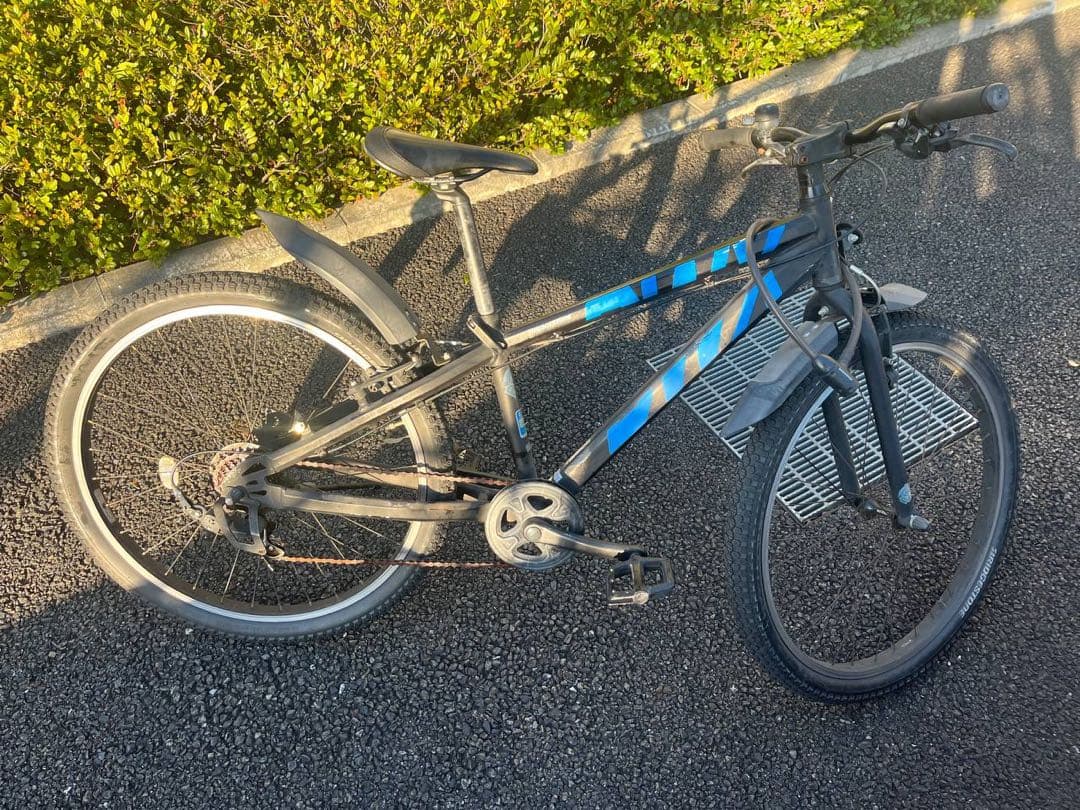 ブリヂストン MTB マウンテンバイク 7段変速 鍵3本付き 中古