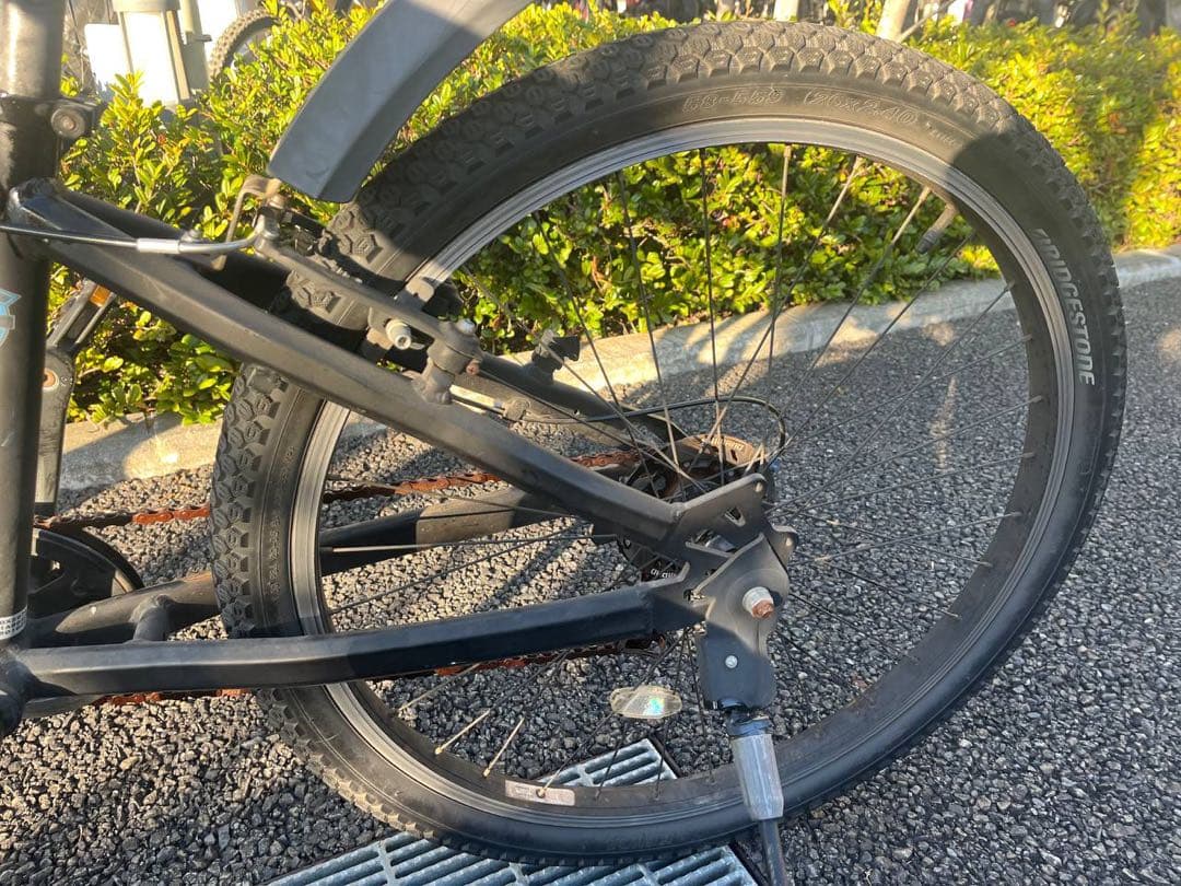 ブリヂストン MTB マウンテンバイク 7段変速 鍵3本付き 中古