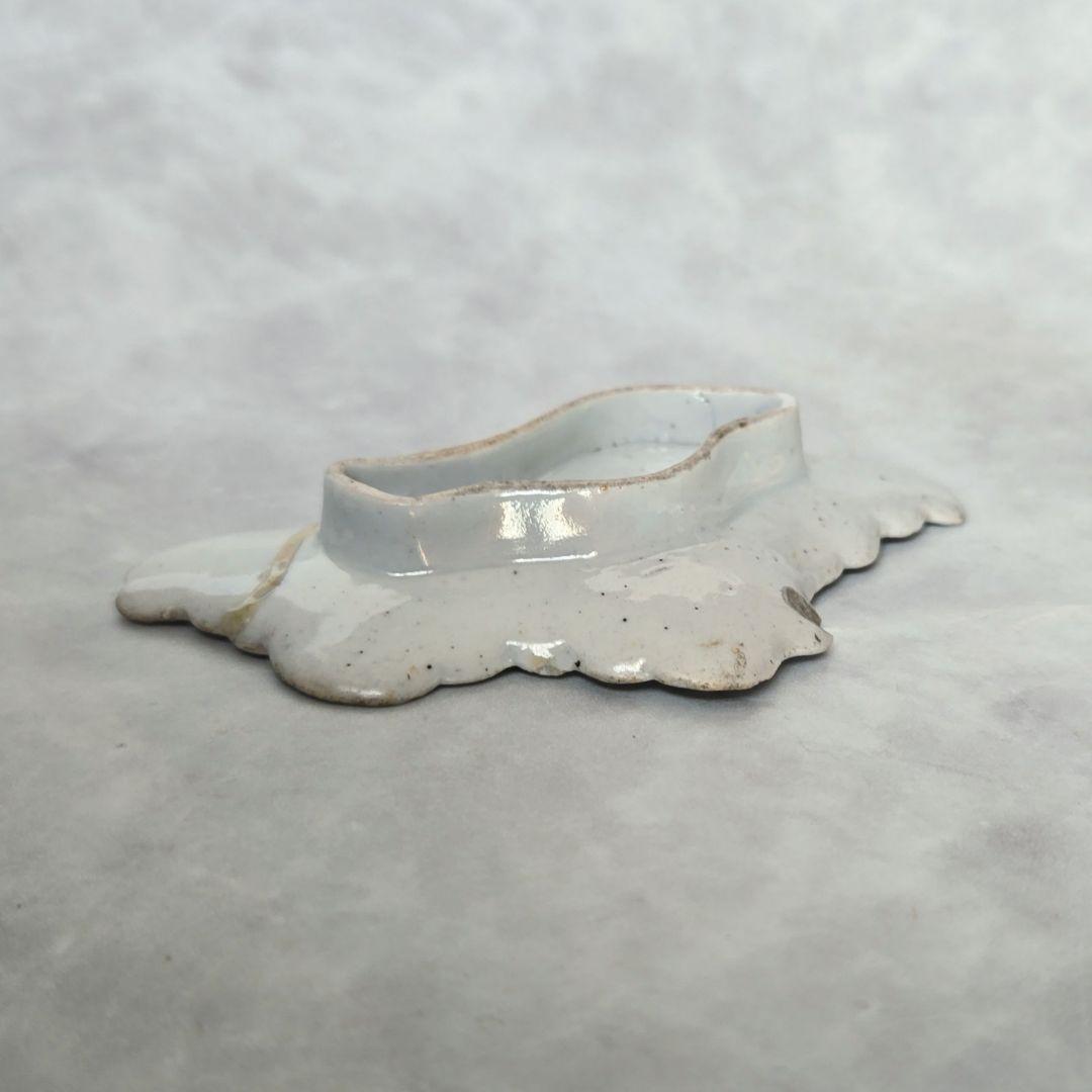 古伊万里　白磁　豆皿　小皿　江戸時代　古九谷　アンティーク　骨董　三階松