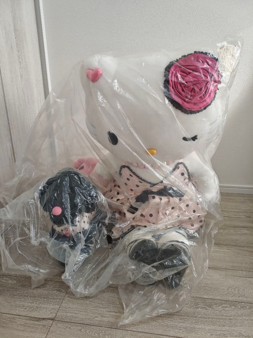 激レア momoberry ハローキティ プードル　巨大ぬいぐるみ 2005年