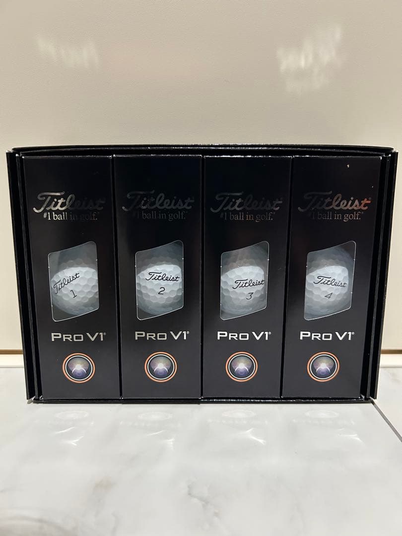 タイトリストプロV1 PROV1 ゴルフボール25年ローナンバー 2ダース24個
