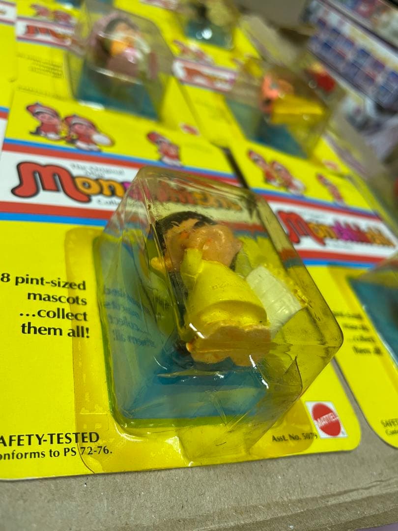 マテル　1981年製　PVCフィギュア　モンチッチ　17種のセミコンプ