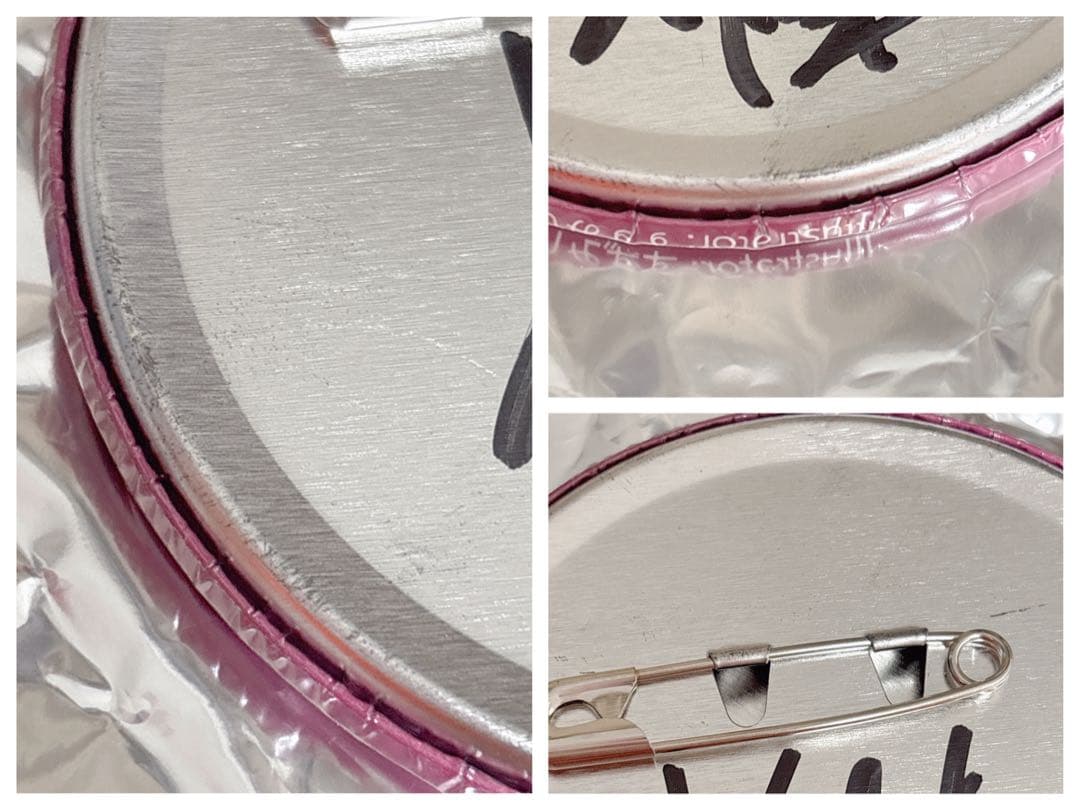 nqrse デカ缶バッジ サイン入り XYZ2016