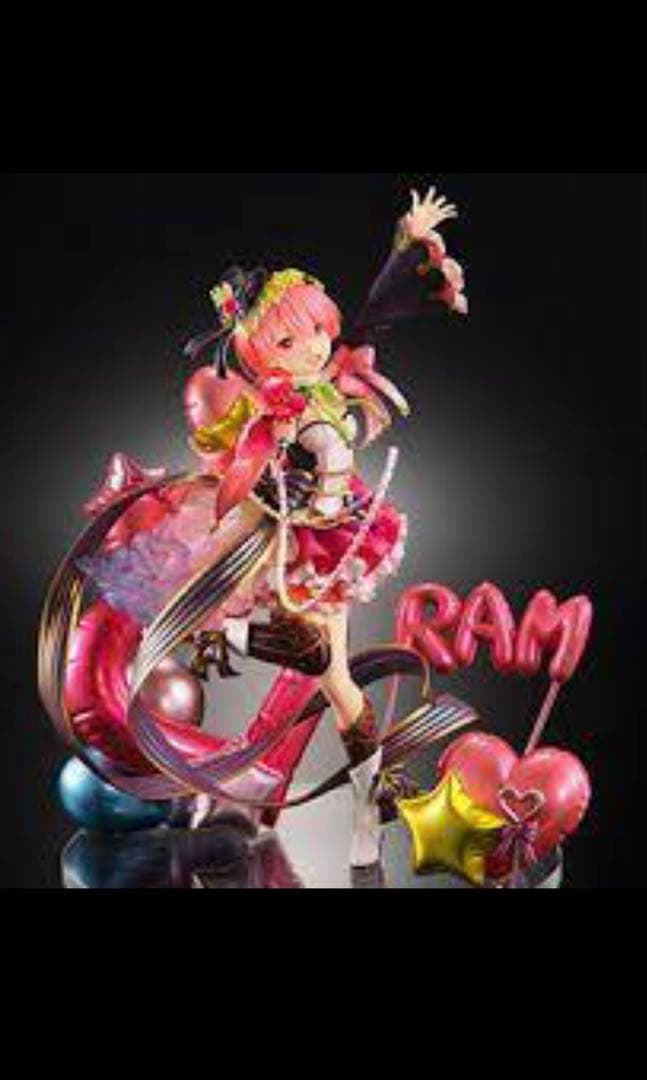 未開封3体セット　特典台座付き エミリア、レム、ラム　アイドルver