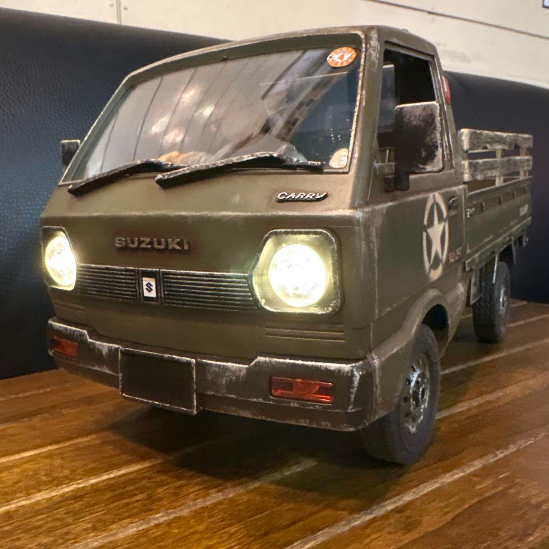 WPL D14 軽トラ ラジコン 世田谷ベース仕様ミリタリー調 4WD RC