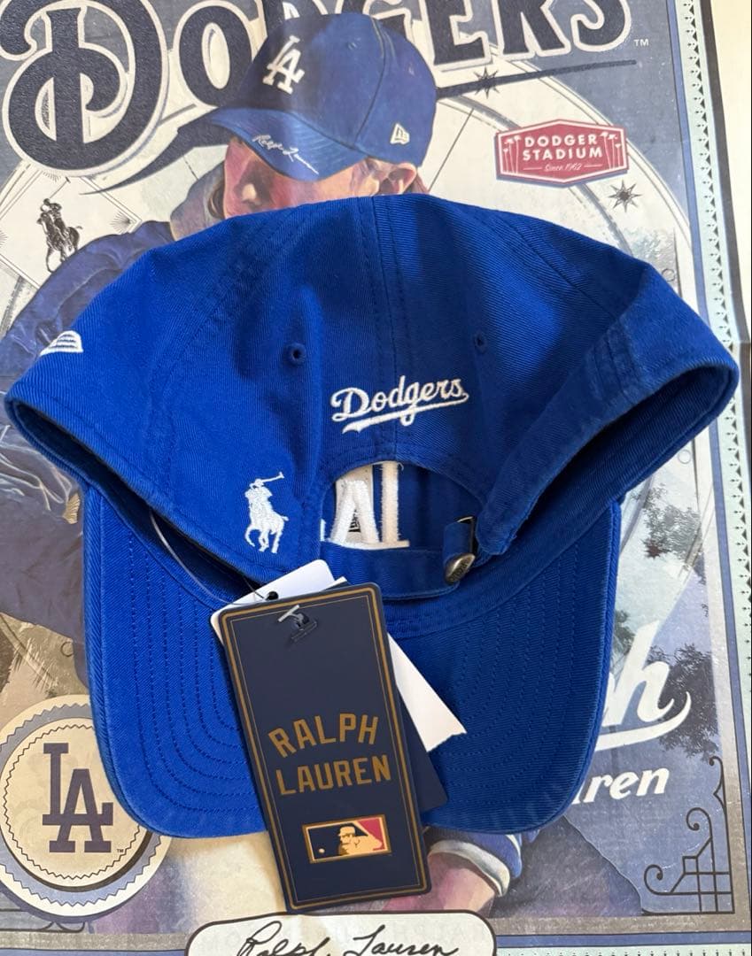 MLB x ラルフローレン x ニューエラ ドジャースキャップ