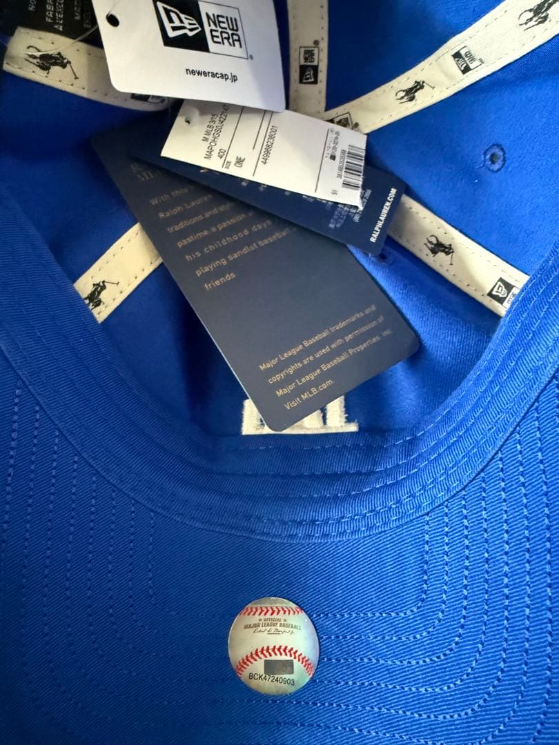 MLB x ラルフローレン x ニューエラ ドジャースキャップ