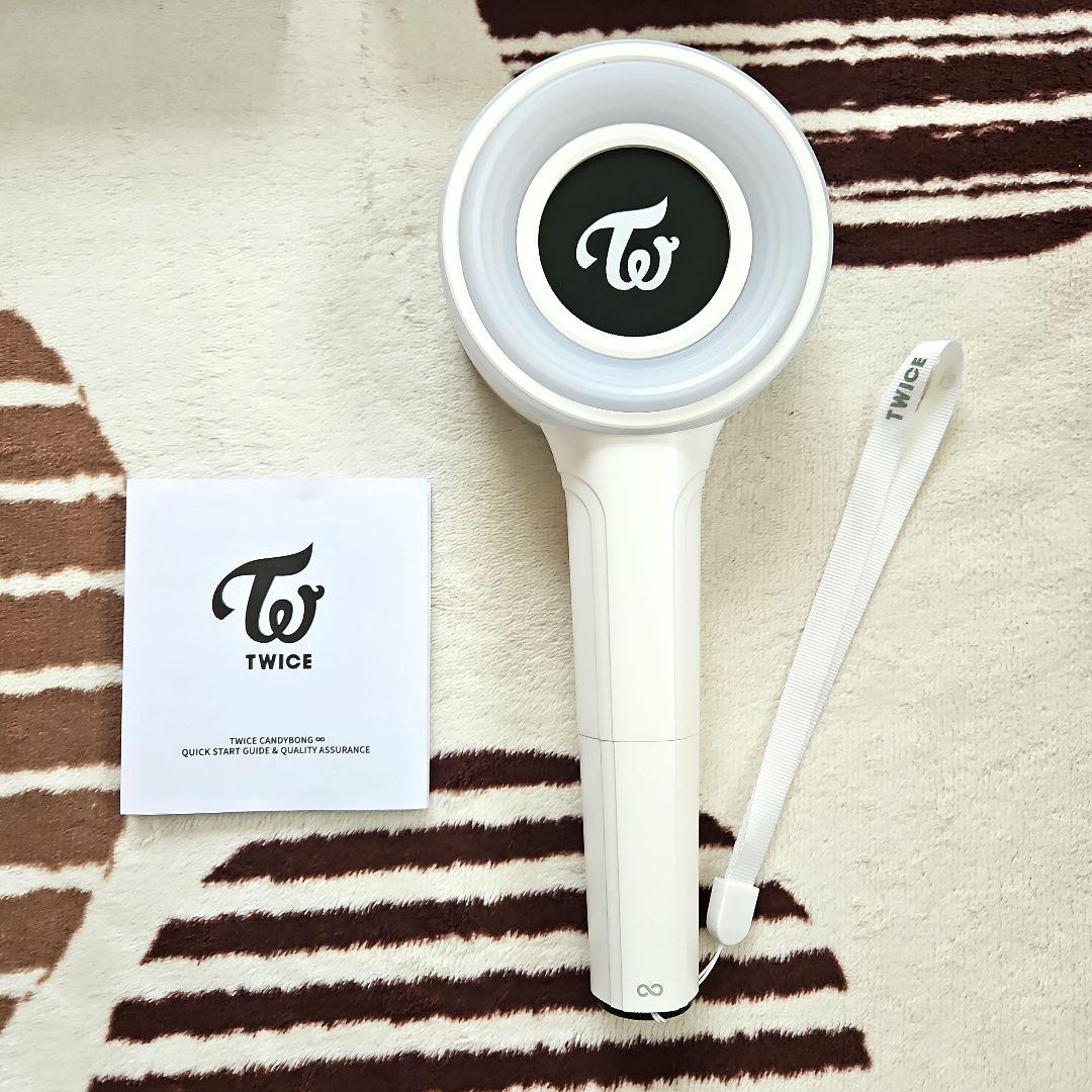 【公式】【新品未使用】TWICE ペンライト　CANDYBONG　∞　説明書