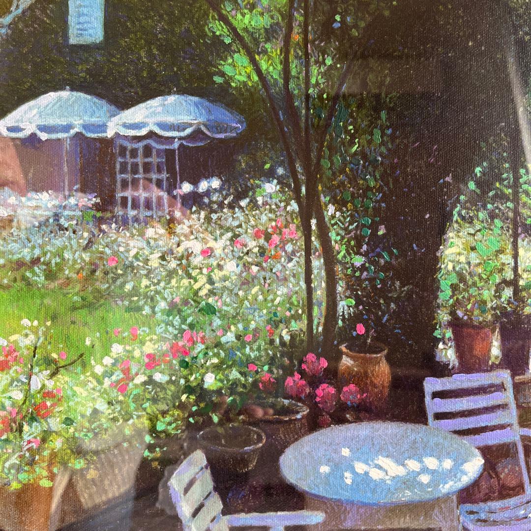 お値下げしました❣️美品　フランシスコ　ボッシュ　中庭　パステル　水彩他