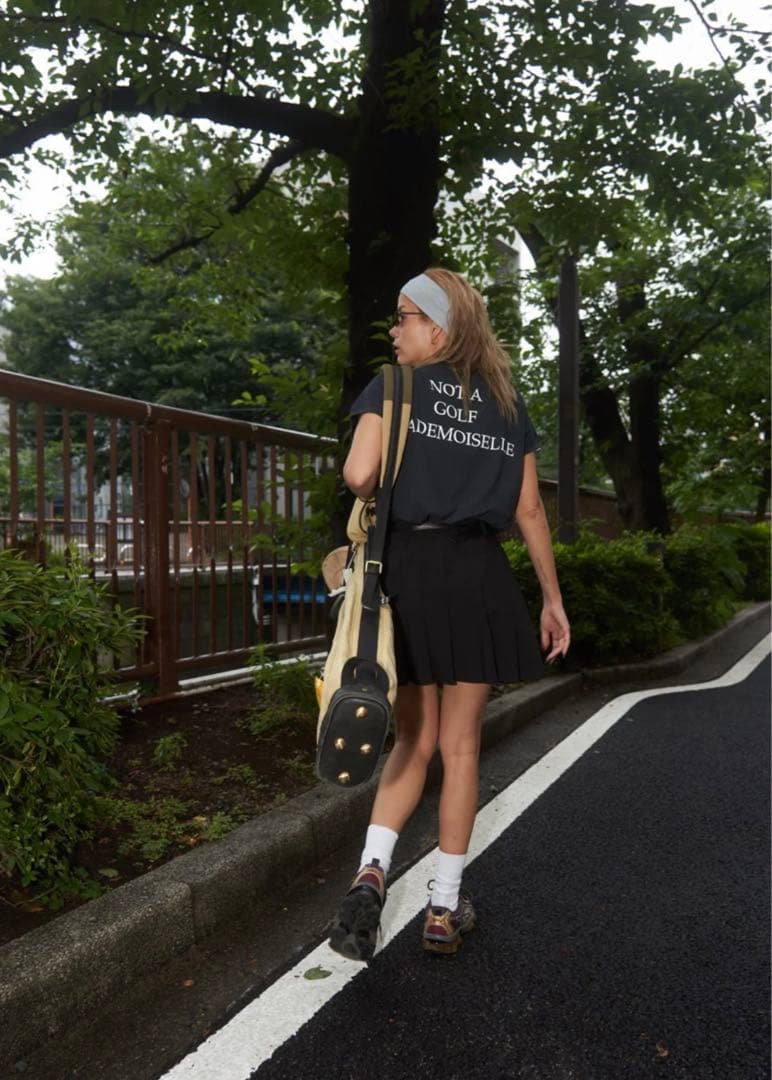 Cph/Golf プリーツスカート ブラック