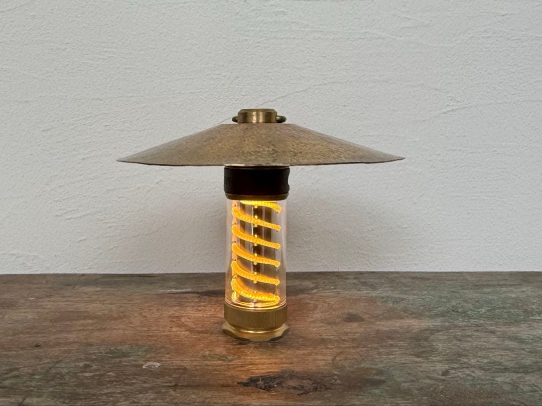 BAREBONES ベアボーンズ エジソンライト moai 真鍮シェード付き