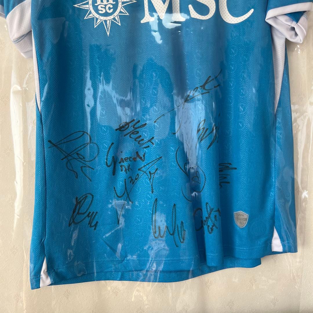 SSCナポリ24/25 ユニフォーム サイン入り S