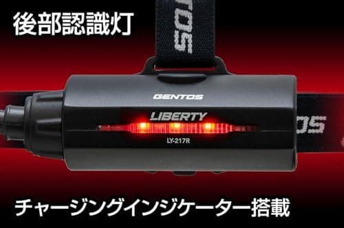 GENTOS(ジェントス) LED ヘッドライト USB充電式/単3電池 【明A