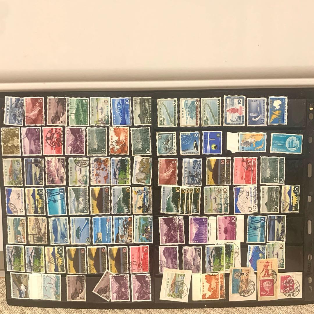 使用済み　日本切手　180枚　戦前　昭和　消印あり