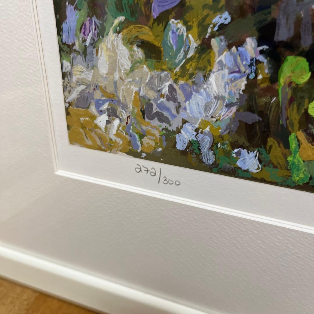 K55 アンリ　プリッソン画　ブリティッシュガーデン　ED No.272/300