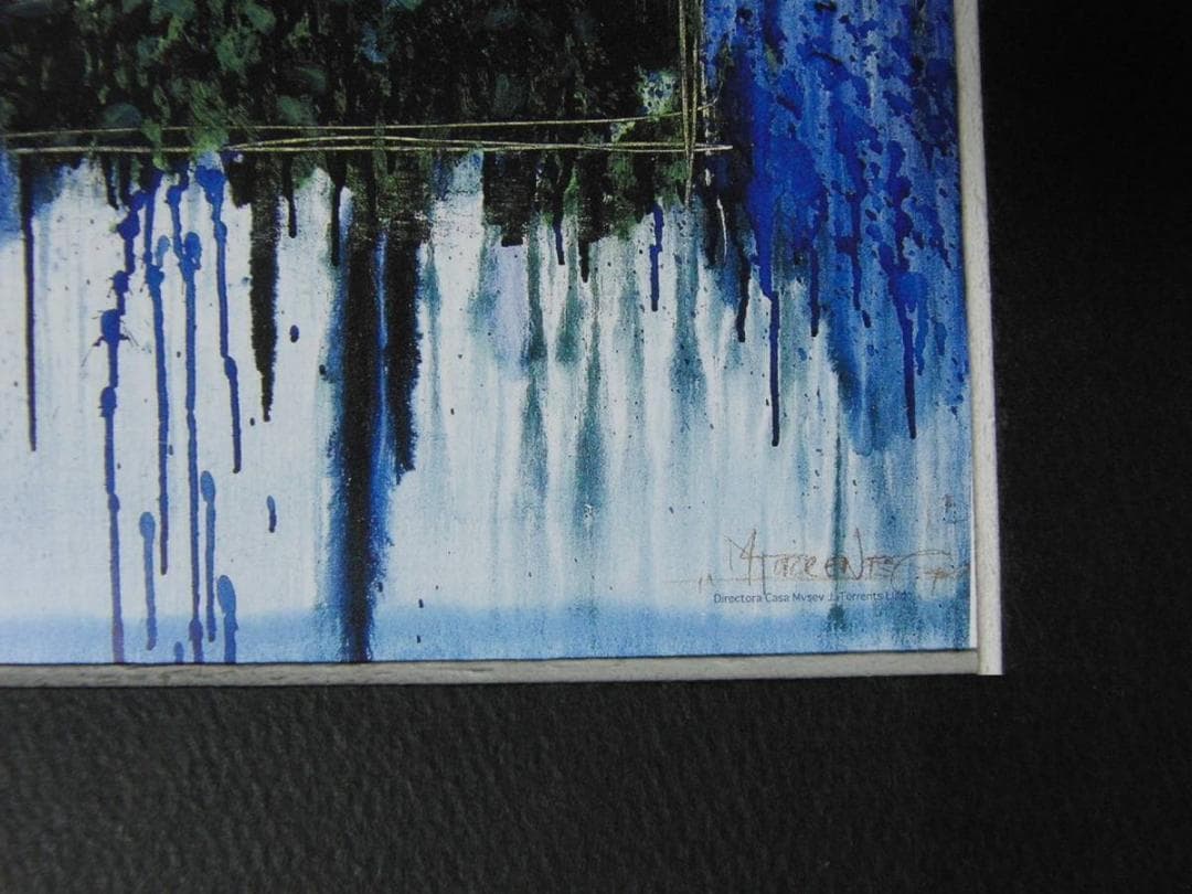 J.トレンツ・リャド、【フローレス】、希少な額装用画集より、状態良好、新品額装付