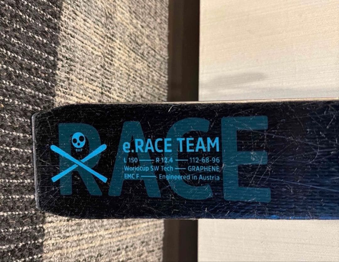 HEAD スキー板　L150 ブルーe.RACE TEAM JRS 7.5