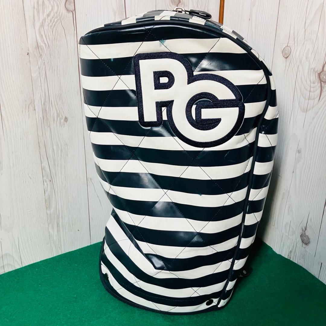 【希少】PEARLY GATES キャディバッグ ロゴボーダー パーリーゲイツ