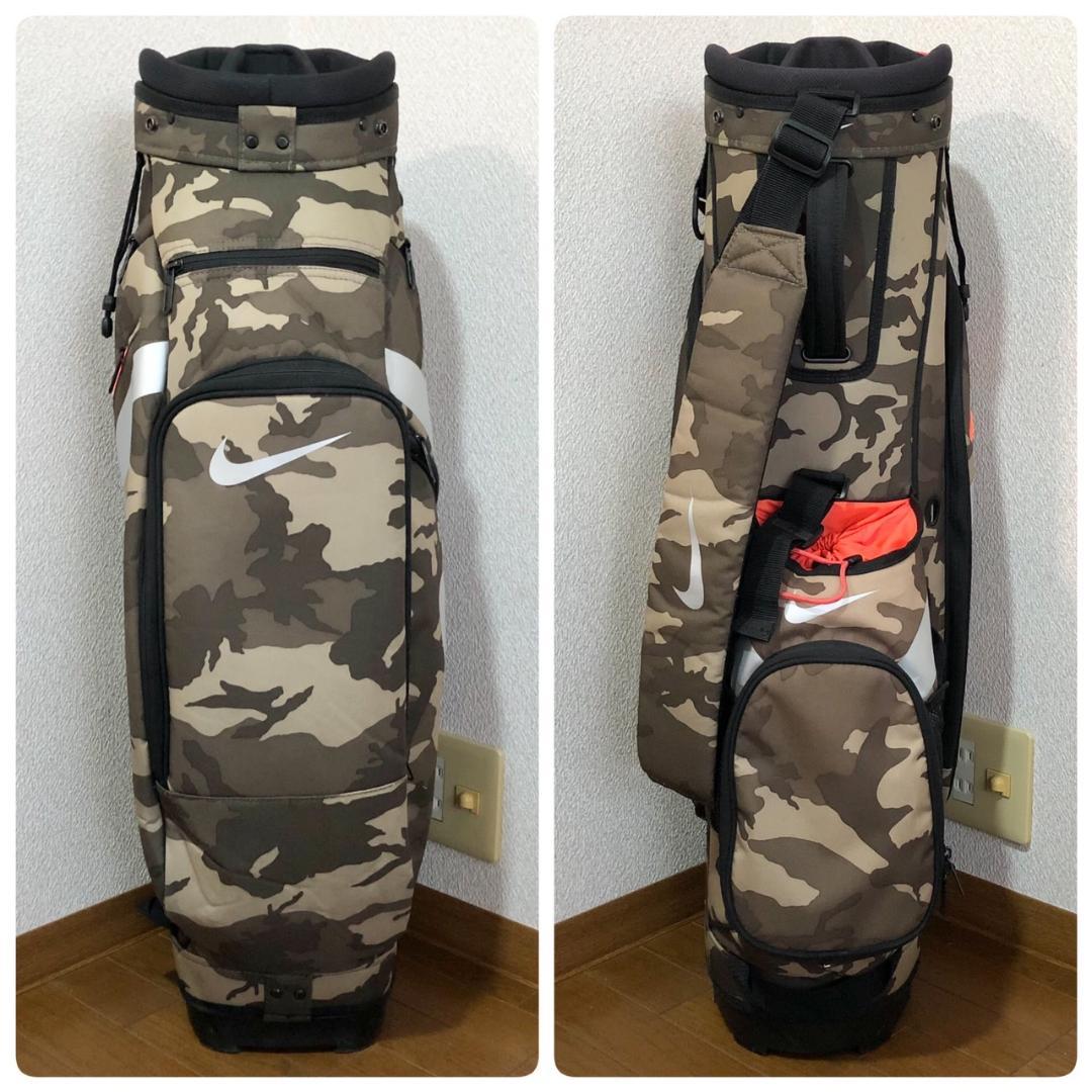 【希少】 NIKE ナイキ ゴルフ キャディバッグ 14分割 迷彩 カモフラ