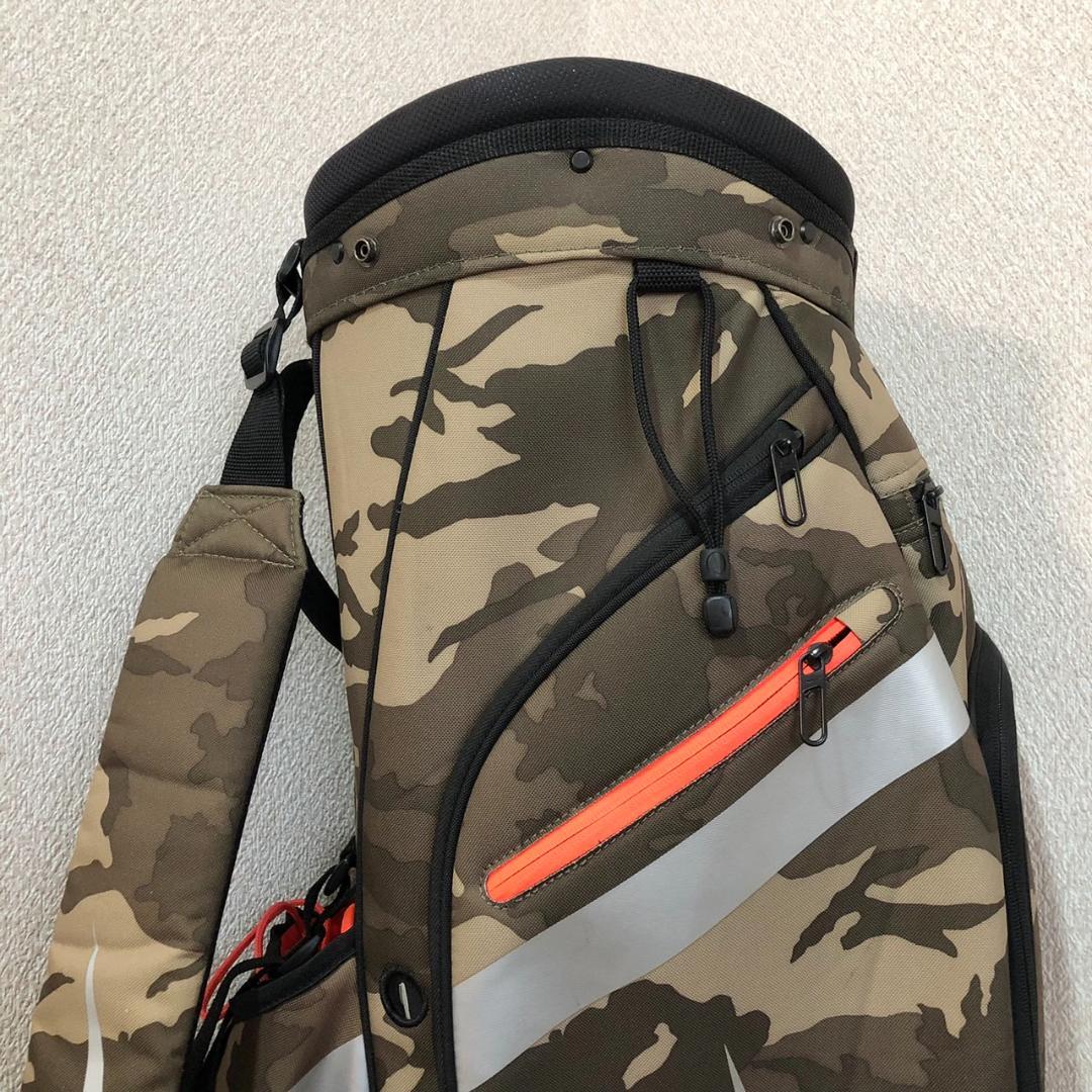 【希少】 NIKE ナイキ ゴルフ キャディバッグ 14分割 迷彩 カモフラ