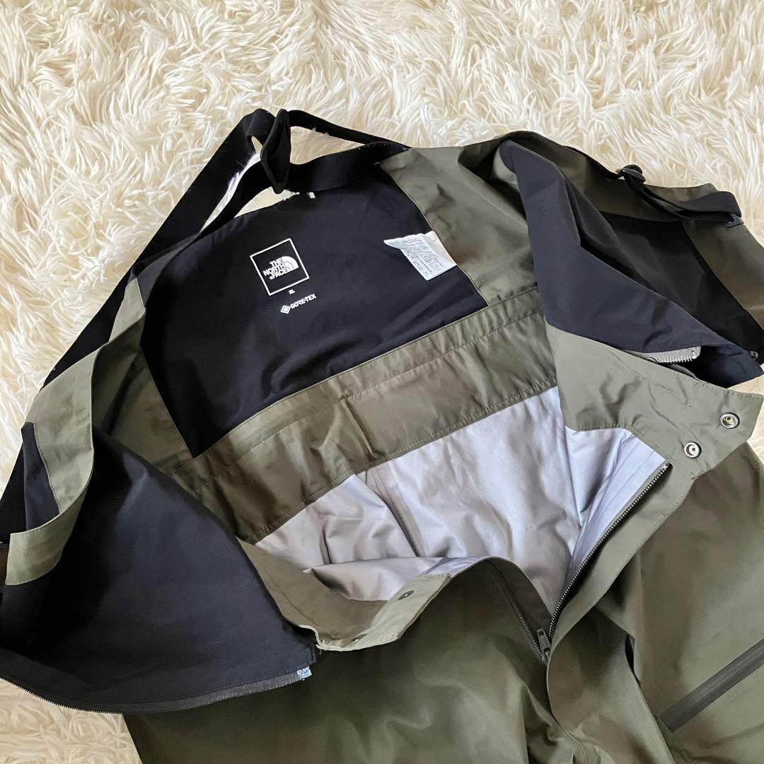 #8B✨THE NORTH FACEゴアテックス✨スノボ ビブパンツ メンズXL