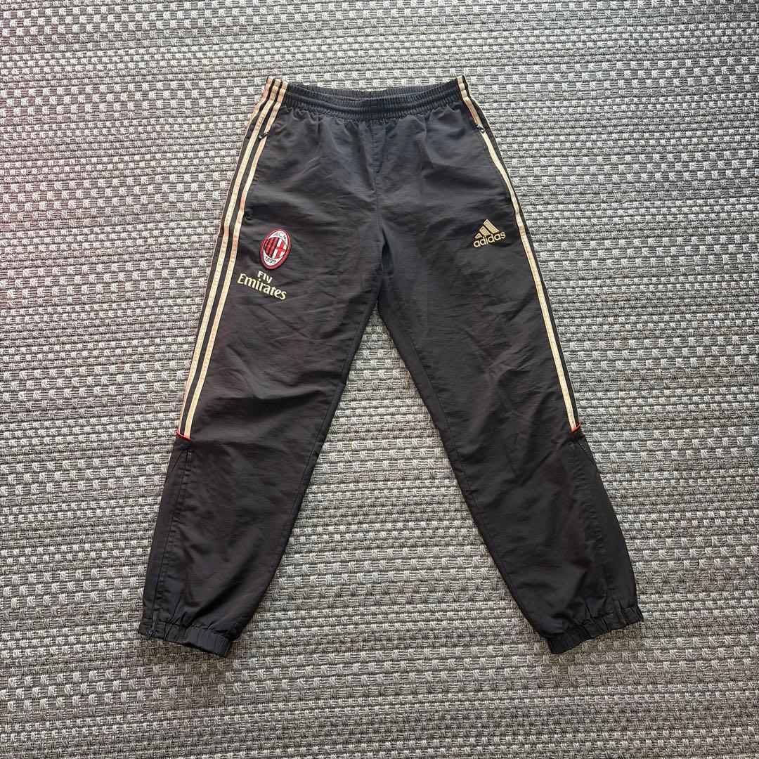 ACミラン ジャージセット adidas 黒　サイズS