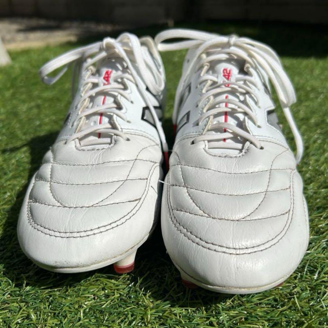 New Balance 442 サッカーシューズ ホワイト/レッド