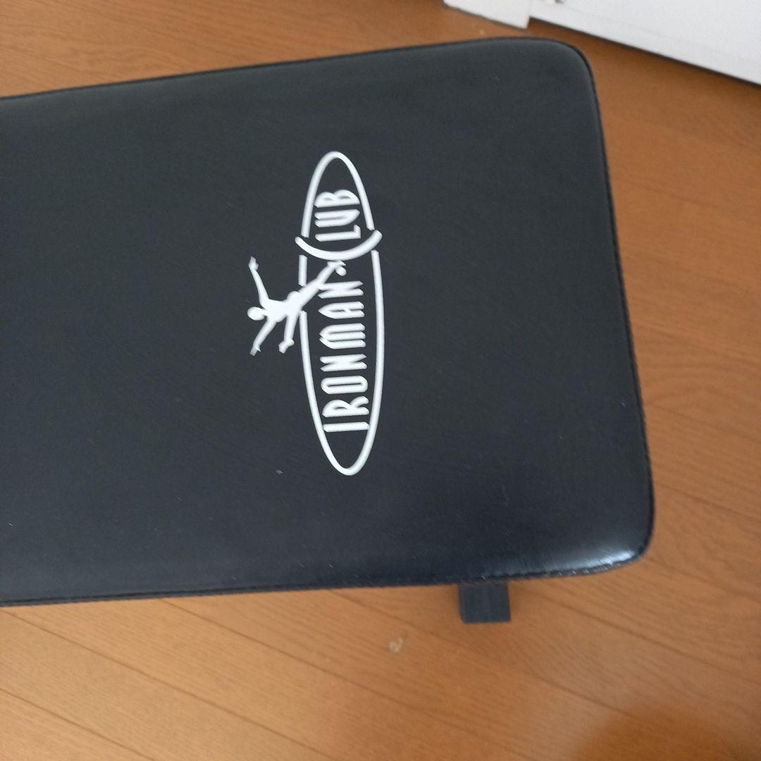 トレーニングベンチ 黒 合成皮革製