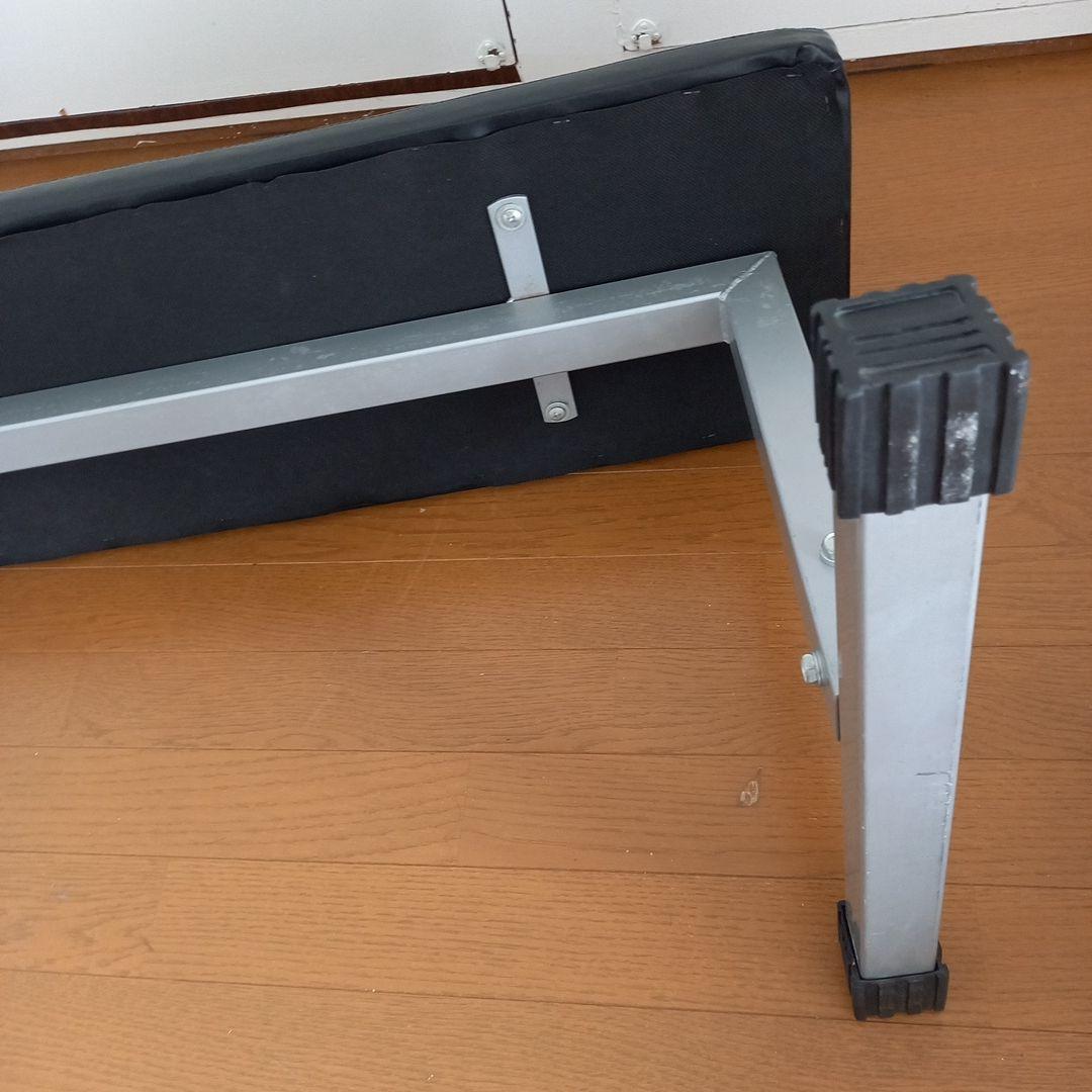 トレーニングベンチ 黒 合成皮革製