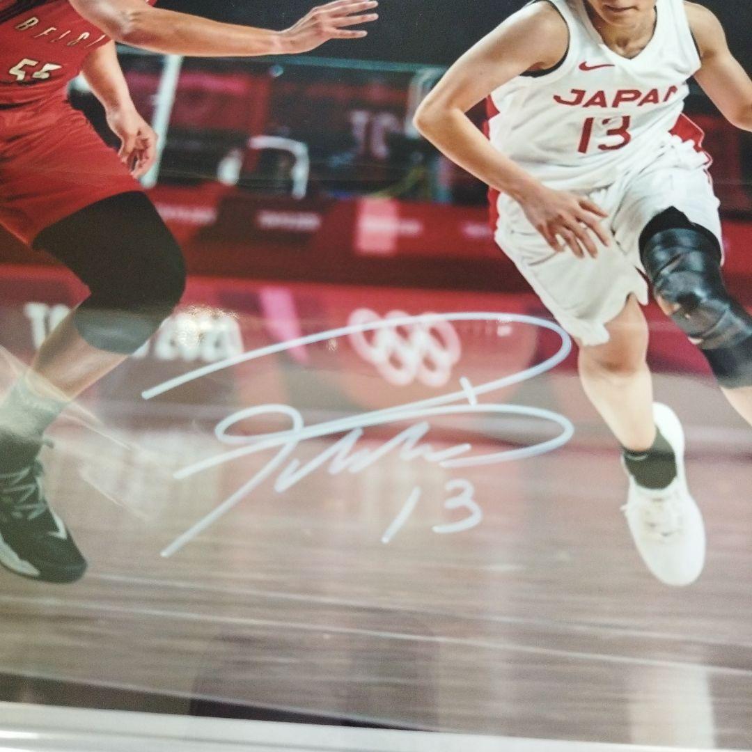 女子バスケットボール日本代表　町田瑠唯　直筆サイン入りフォト　証明書付き
