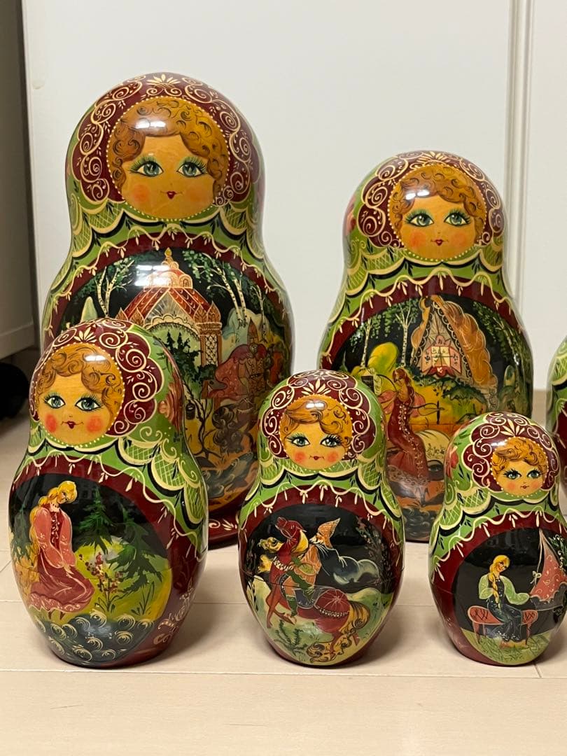 マトリョーシカ　ロシア　15体